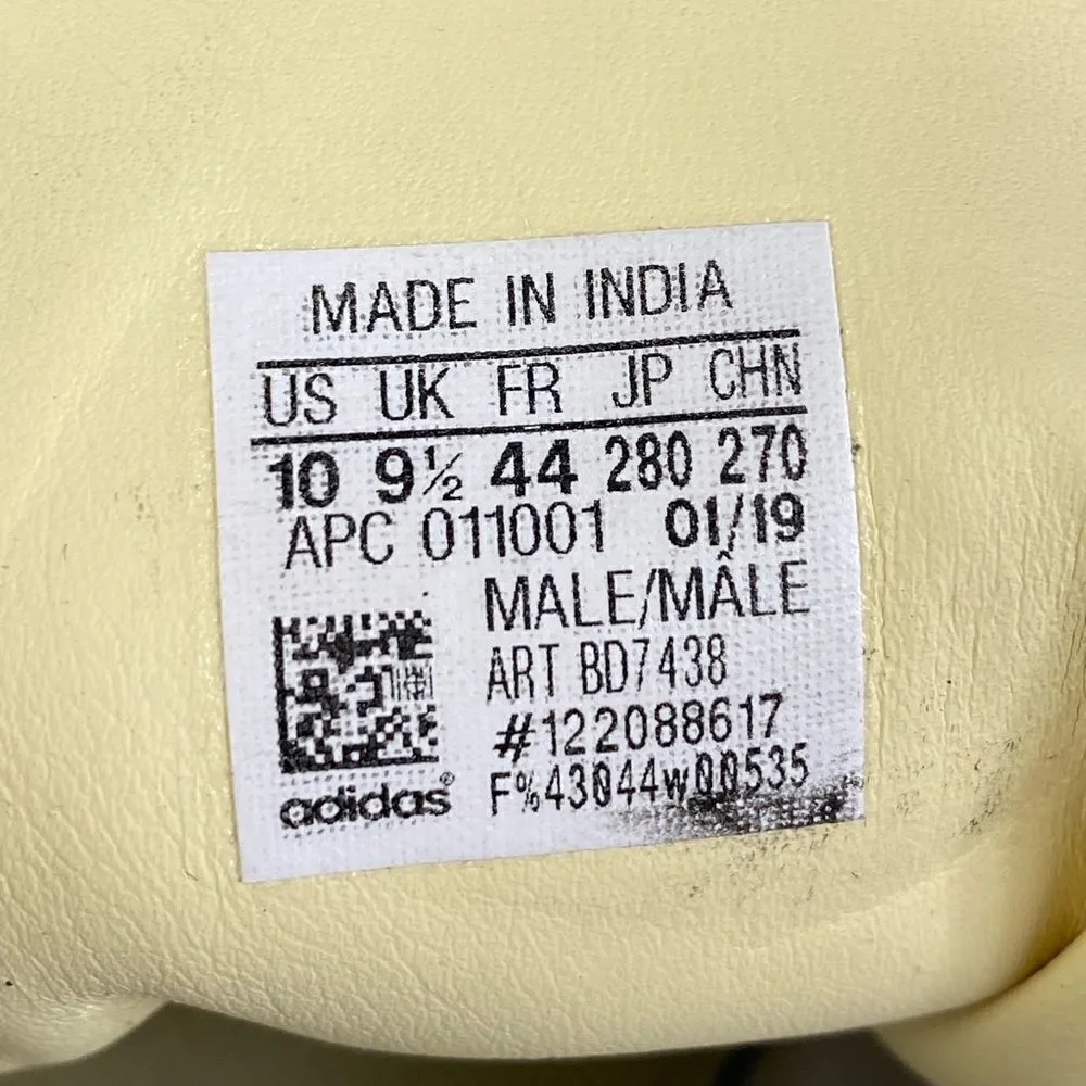 Adidas Stan Smith Men's Shoes White-Easy Yellow  sneaker size 10 - Picture 8 of 9